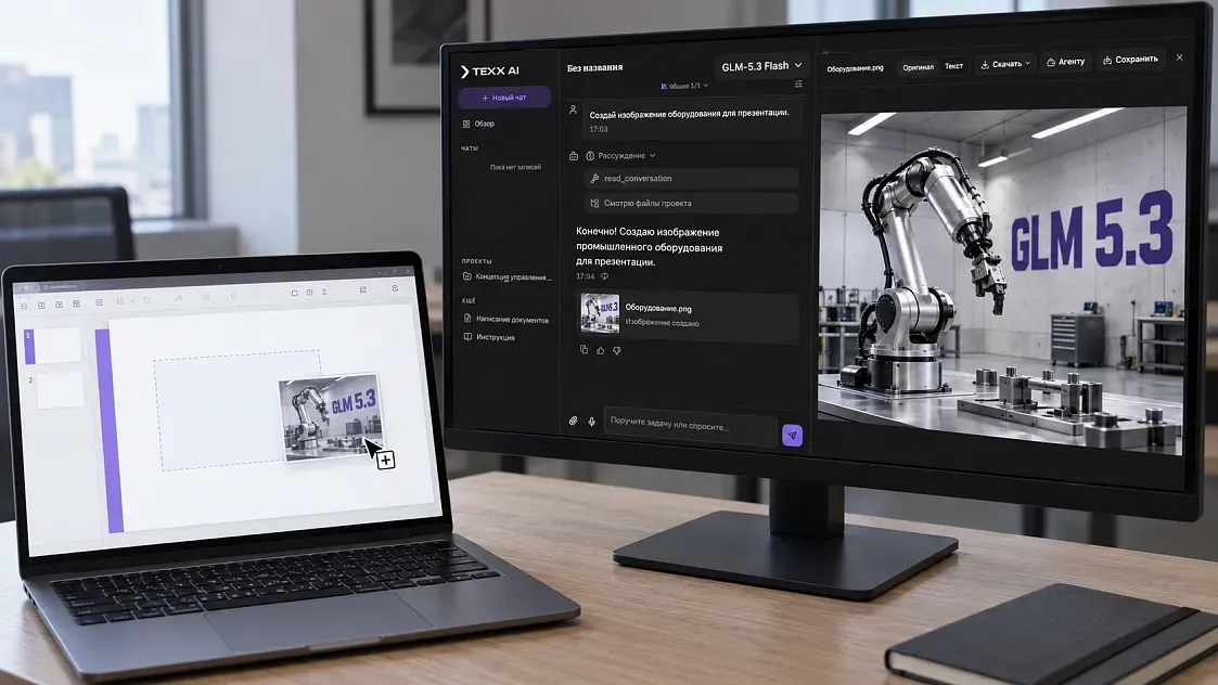 «РТ-Техприемка» развивает платформу TEXX.AI: передовые языковые модели и генерация изображений